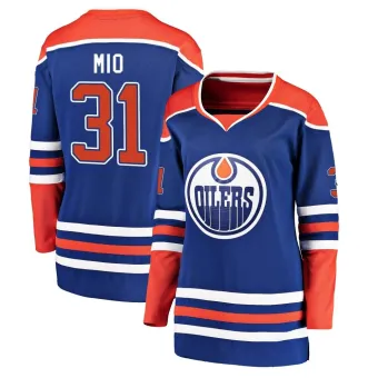 Women's Eddie Mio Edmonton Oilers Alternate 2024 Stanley Cup Final Jersey - Royal Breakaway