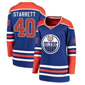 Women's Shane Starrett Edmonton Oilers Alternate 2024 Stanley Cup Final Jersey - Royal Breakaway